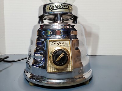 1950s Osterizer Super Deluxe 442 Vintage BEEHIVE blender CHROME
