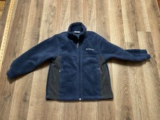 Columbia Jacket, Kids Size 6/7, Blue, Full Zip, Fleece, Zip Pockets