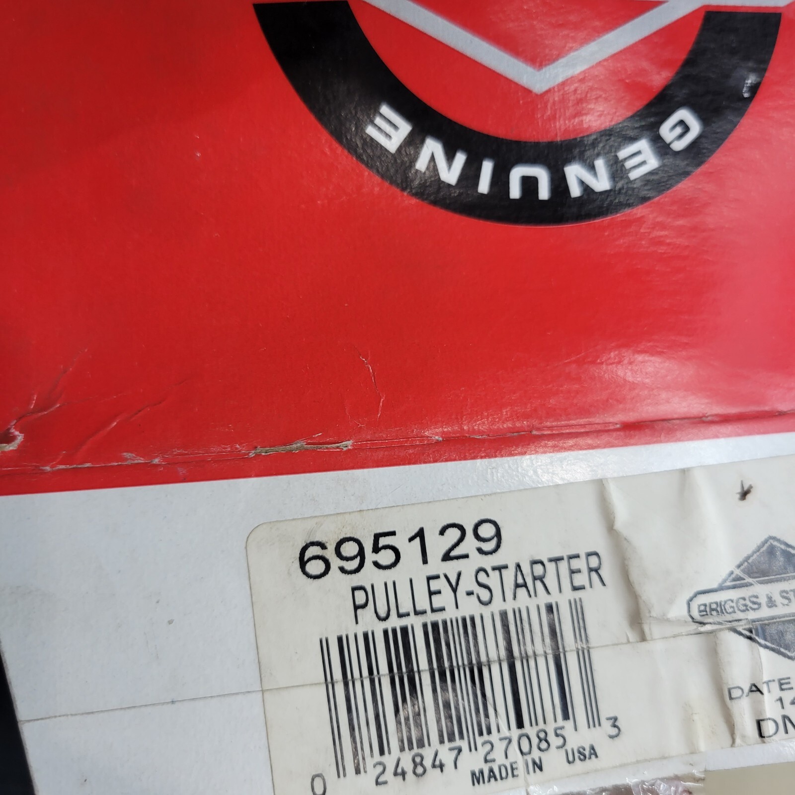 Briggs & Stratton 695129 Starter Pulley 21A800, 21A900, 28AH00, 210700 ...