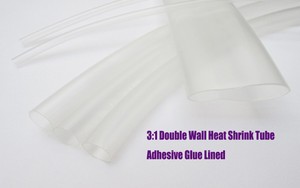 20FT.1//4/"Diameter 3:1 Polyolefin Heat Shrink Tubing Clear Adhesive Glue Lined