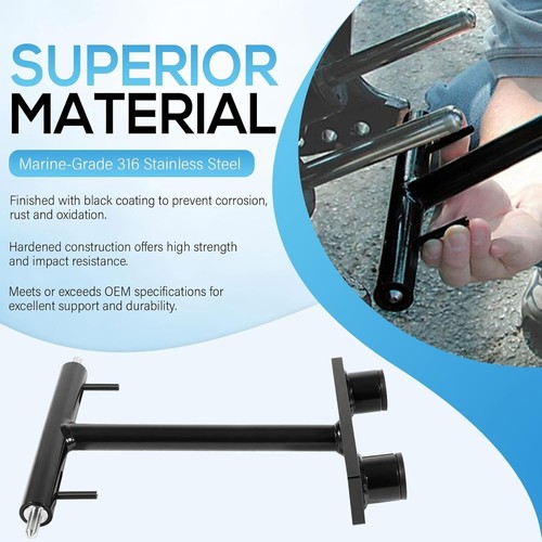 10107 Lock N' Stow Transom Saver For Mercury Outboard Trailering Motor Support - Foto 9 di 14