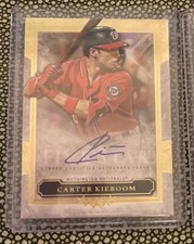 2020 Topps Five Star Carter Kiboom Auto Washington Nationals