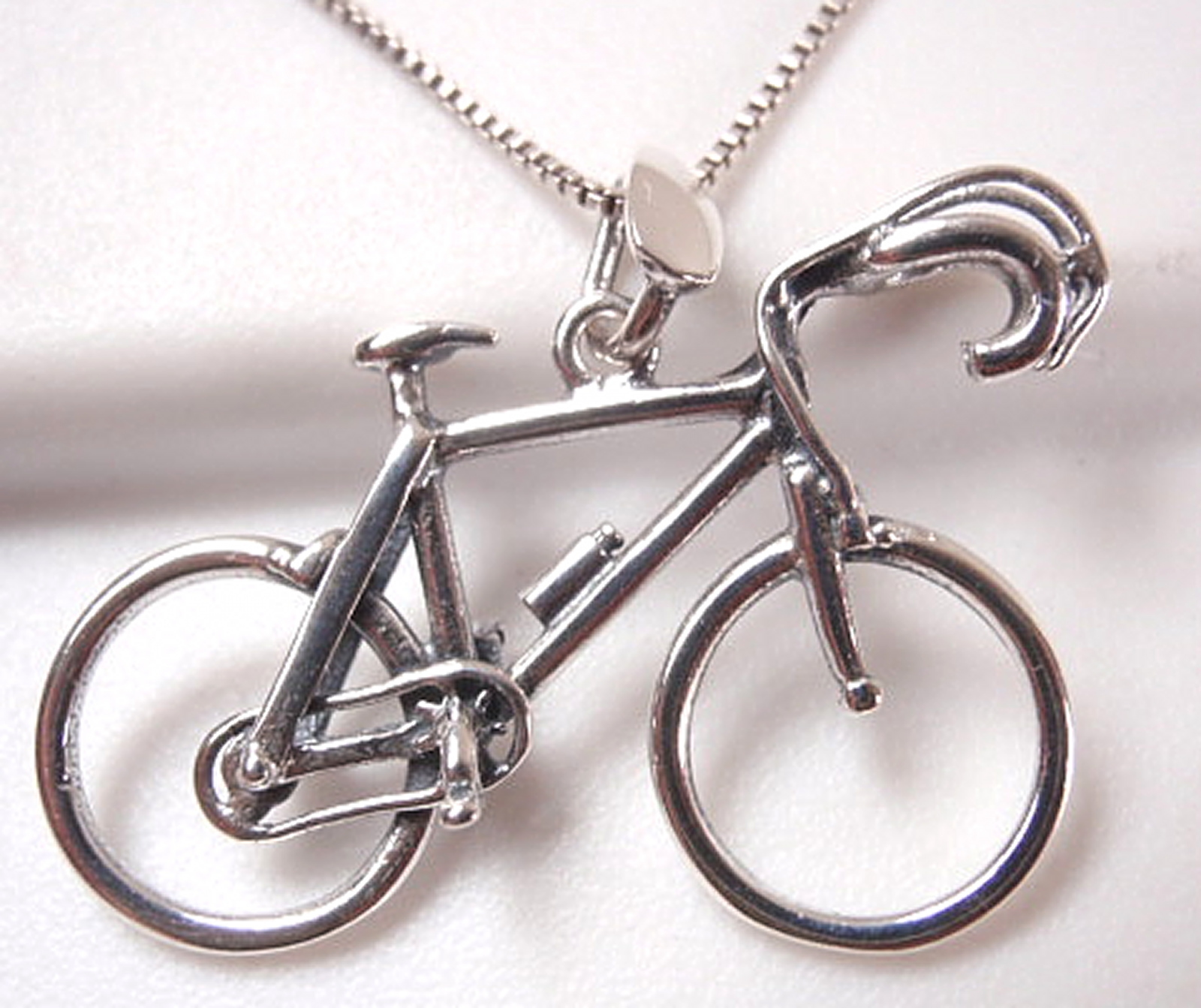 Necklace 925 Sterling Silver Corona Sun Jewelry Race Bicycling Club