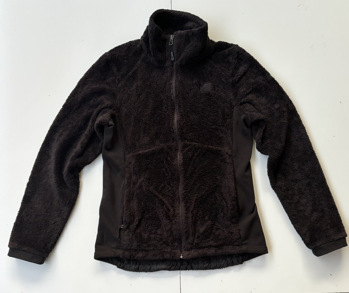 The North Face Women's M Osito Jacket Full Zip Sweater Black EUC Winter  Sweater