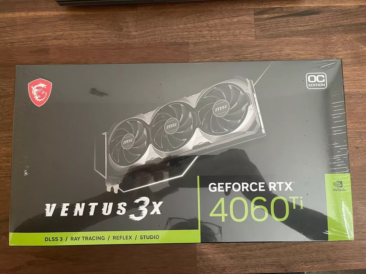 MSI Gaming GeForce RTX 4060 Ti 8GB GDDR6 PCI Express 4.0 x8 ATX Video Card RTX  4060 Ti GAMING X 8G 