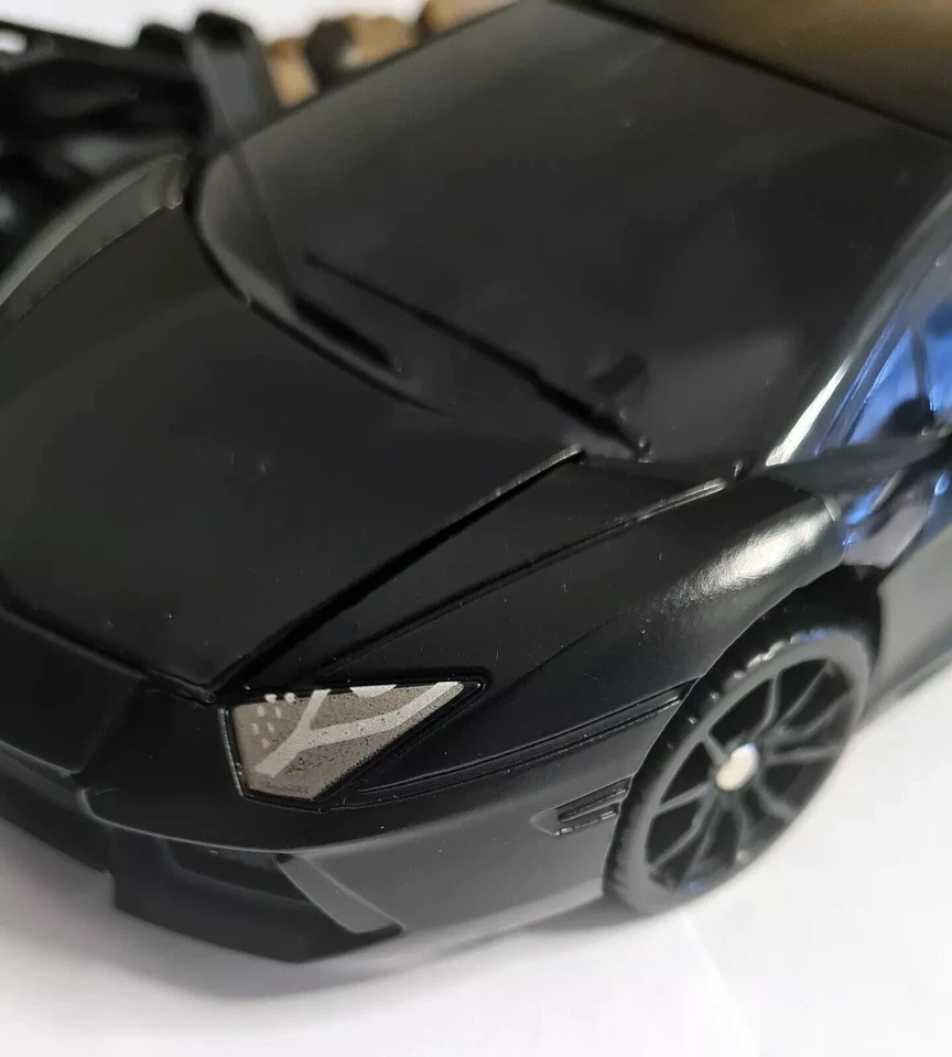 TRANSFORMERS Kbb Metal Part The Evil black Lockdown Figure movie *no box* - Image 3 of 3