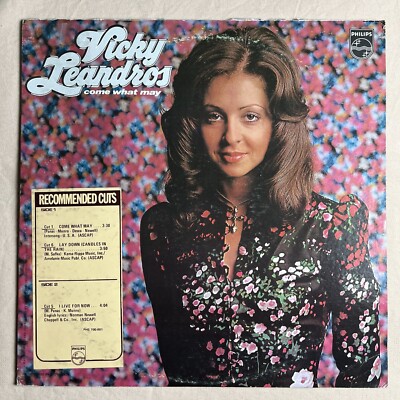 VICKY LEANDROS Come What May 1972 Promo Vinyl LP Philips PHS 700-001 - VG+