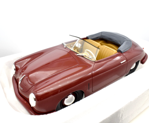 Modellino auto PORSCHE 356 rosso scala 1:18 SCHUCO modellismo statico vintage z1 - Afbeelding 1 van 9