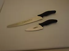 Cascade Ken Onion USA 9-inch Scalloped Bread Knife& 4-inch Petite Cooks Knife