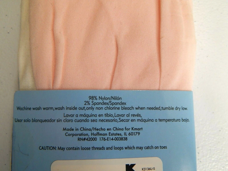 Paquete de 2 pares de medias WonderKids para niñas pequeñas talla 2-4 años lote de 2 Foto 4 de 4