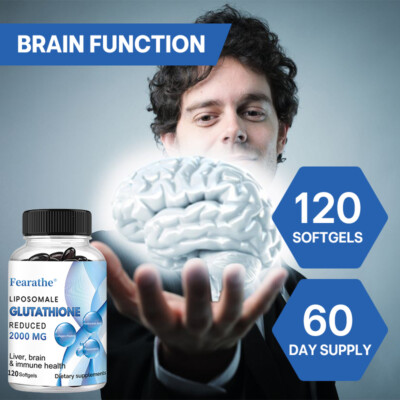 Liposomal Glutathione 2000mg Liver Detox Brain Health Immune 120 Capsules | eBay Liposomal Glutathione 2000mg Liver Detox Brain Health Immune 120 Capsules | eBay