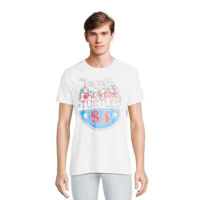 Nickelodeon Teenaged Mutant Ninja Turtles White Graphic Tee Men's Size 2XL 50-52
