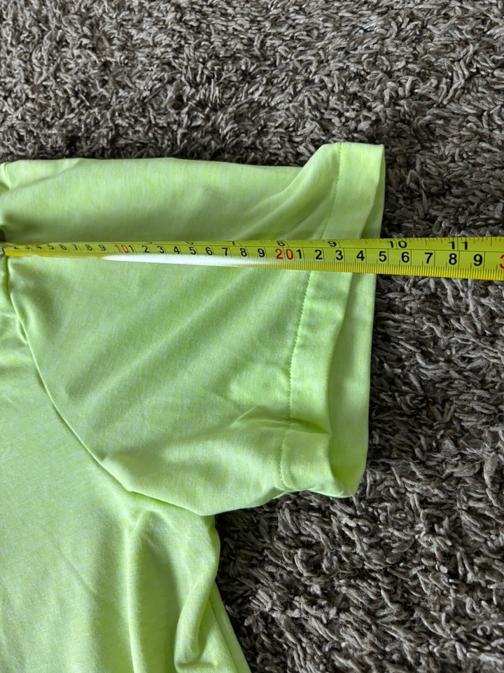 Nike Dri-FIT Tour Men's XL Golf Polo DV3123-736 Lemon Twist Yellow Black New - Image 3 of 4