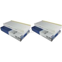 2X Mahle / Knecht Innenraumfilter Innenraumluft Pollenfilter LA 412