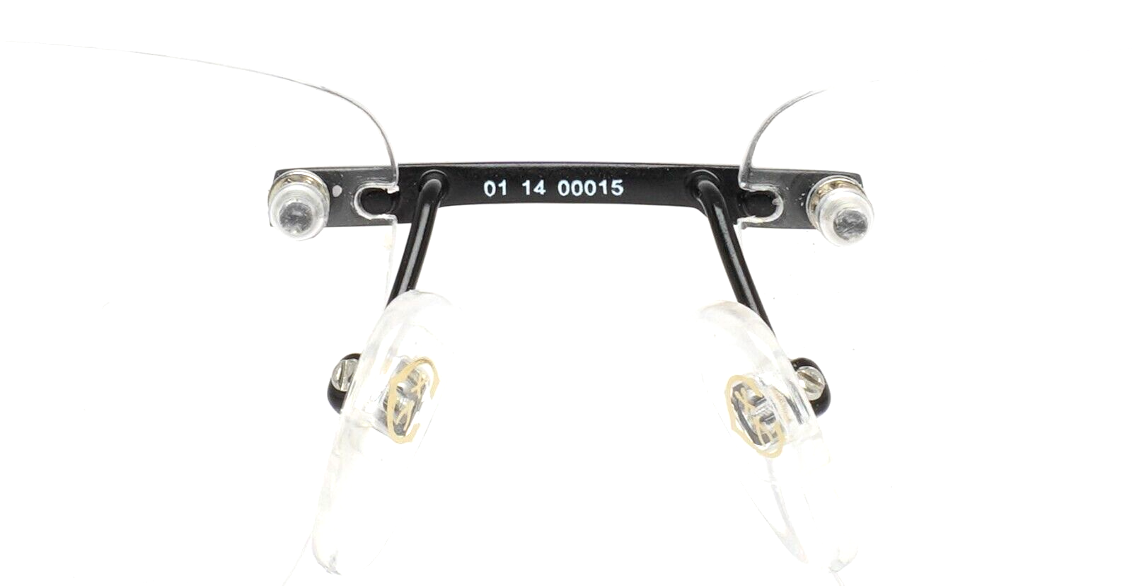 SPORTS CHARRIOL SP23045A C4 Black Mens Rectangle Rimless Eyeglasses 54