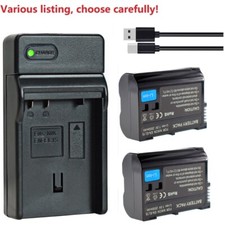 EN-EL15 Battery or charger For Nikon D500 D600 D610 D800 D810 D850 D7000 D600E
