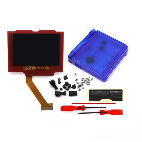 Red lens-- Easy Drop In Pre-Laminated V5 720x480 Retro Pixel LCD+Case For GBA SP - Picture 57 of 66
