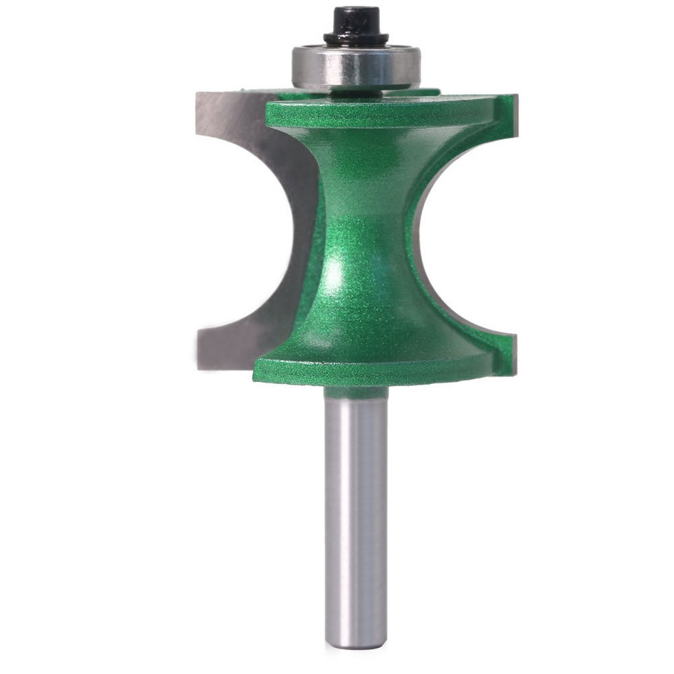 8mm Shank Bead Router Bit Round Half Bull Nose Radius Bearing eBay