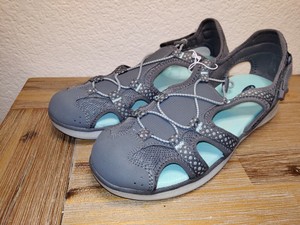 DR SCHOLLS Cruising Women's Shoes Fisherman Sandals Size 8.5 Gray Teal NEW | eBay