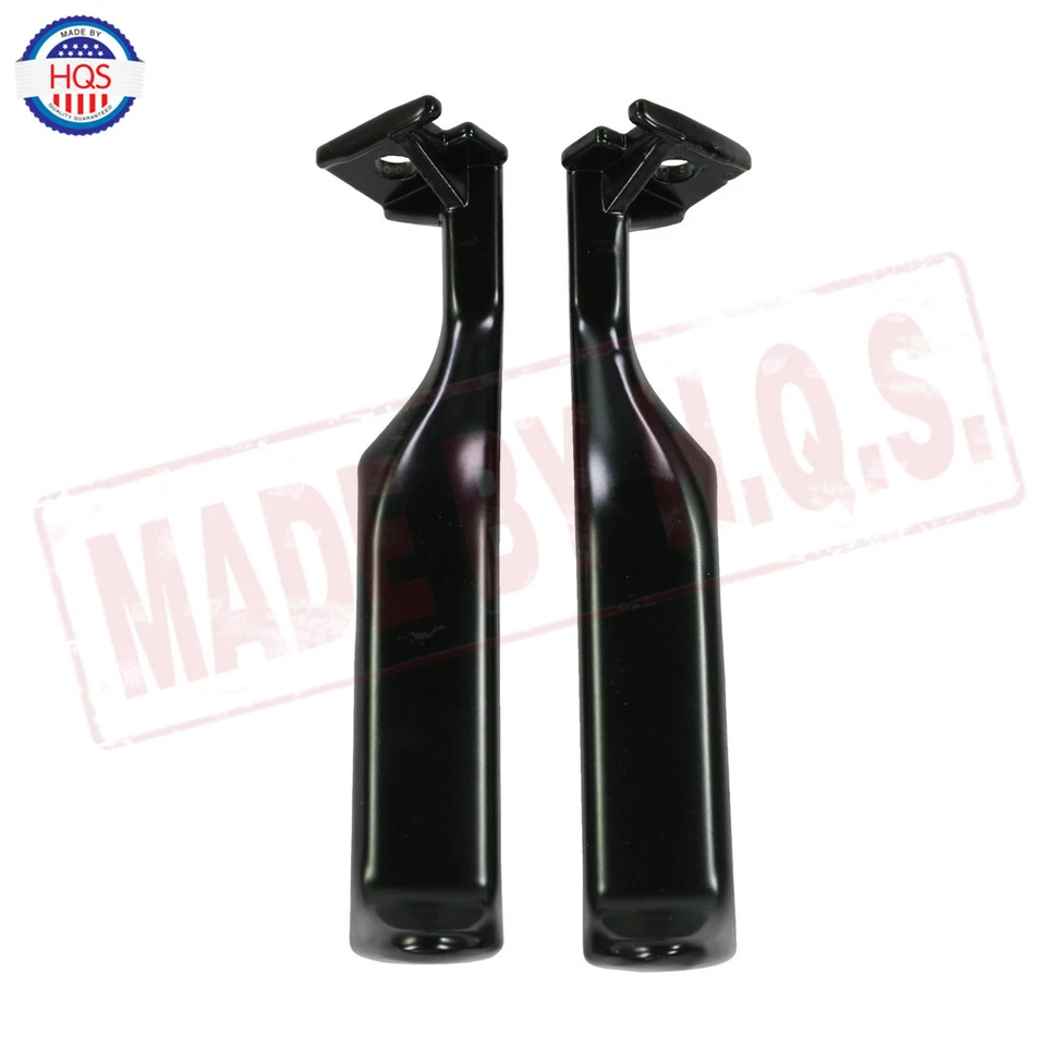 Black Metal Inside Door Handles Pair LH RH For 87-96 Ford F150 F250 F350 Truck - Image 3 of 4