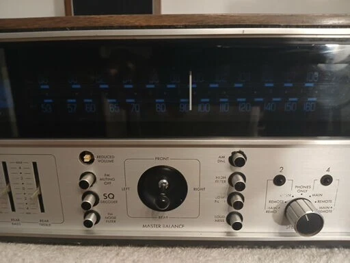 Receptor estéreo Fisher Wide-Sound 504X 4/2 canales de colección ver video e imágenes Foto 4 de 4