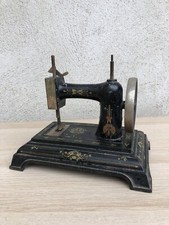 Macchina Da Cucire Vintage “baby” Giocattolo In Ghisa Decorativo