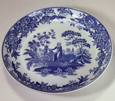 Spode Blue Room Collection Georgian GIRL AT WELL Pasta Salad Serving Bowl 11.75"