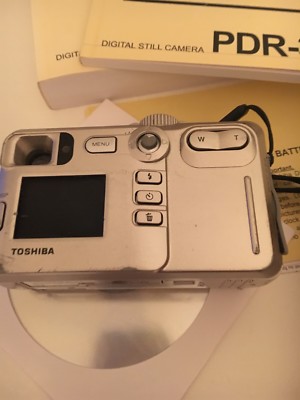 Appareil Photo Vintage Toshiba PDR-3330 3,2 Mégapixels Zoom 6x - Parfait Pour La Collection