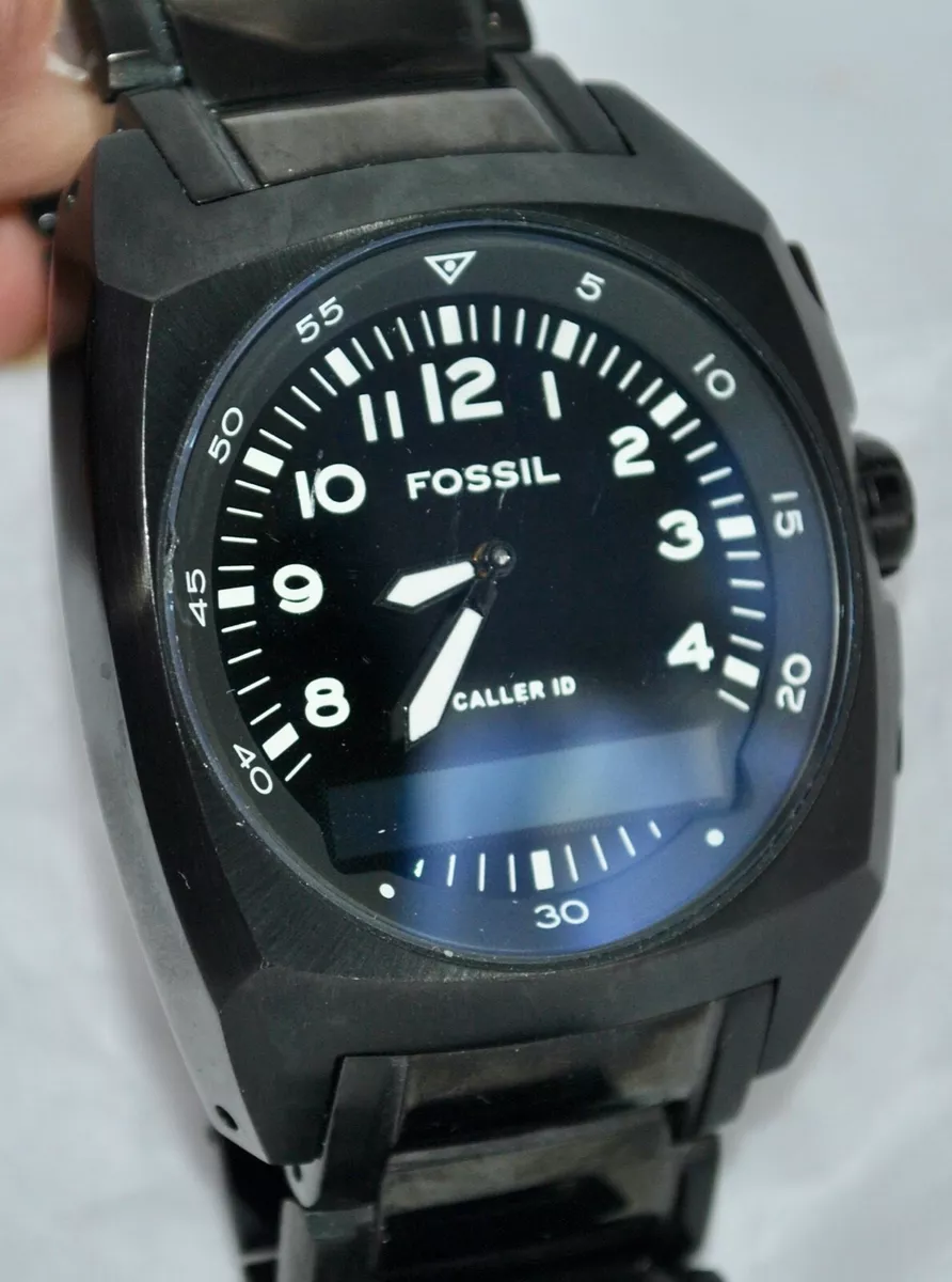 Fossil analog shop bluetooth watch