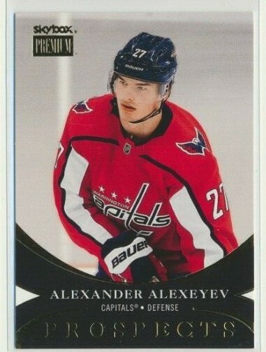 2020-21 UD Leaf Metal Universe Alexeyev Rookie Card Capitals