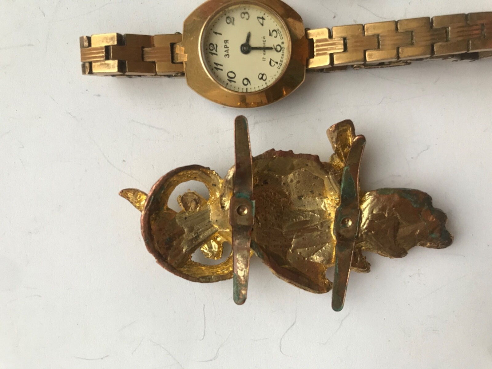 watch Russian zaria and chaika watch gold au1 au