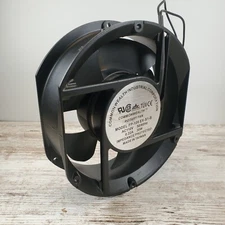 Commonwealth Rotary Fan FP-108 EX-S1-B 115V AC Axial Cooling Fan Black USED