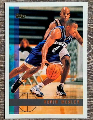 David Wesley 1997-98 Topps NBA Basketball 198 Charlotte Hornets