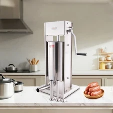 Hakka 12L 25LBS  Sausage Stuffer 2 Speed Vertical Stainless Steel Meat Fillers