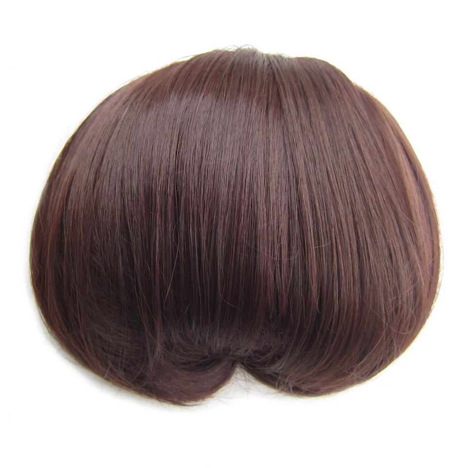 Synthetic Straight Braided Chignon Drawstring Hepburn Head Hair Bun Hair Piece - Image 3 of 4