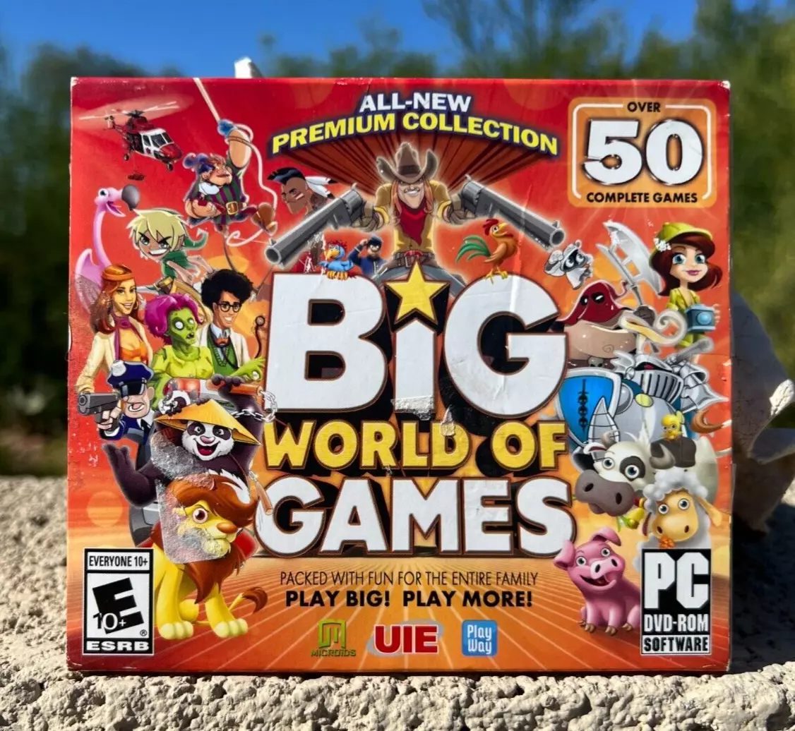 All-New Premium Collection Big World of Games PC DVD-ROM Over 50 Complete  Games