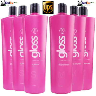 Fox Gloss Brazilian Keratin Treatment 6x1000ml. Kostenloser Versand per UPS o...