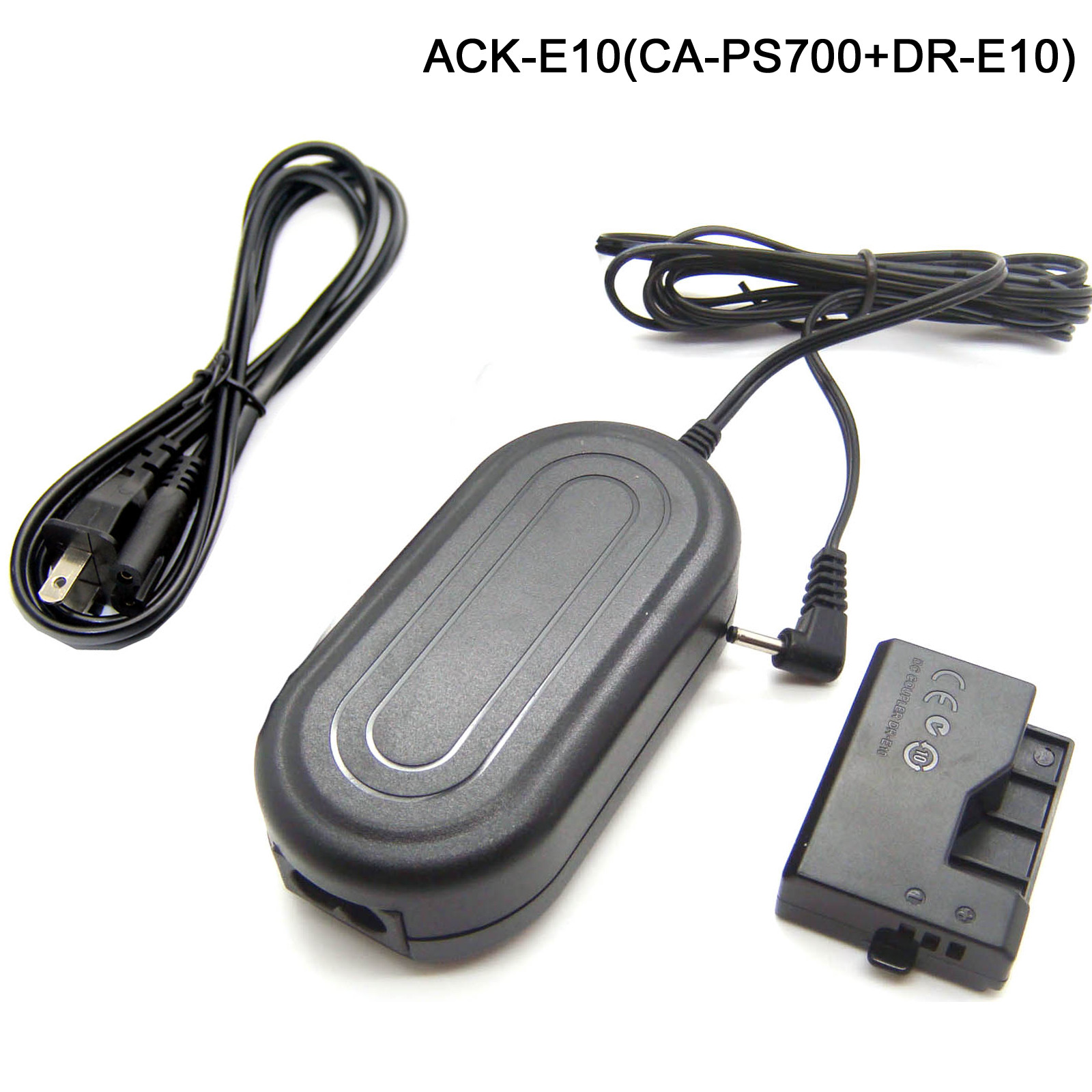 Power Ack-e10 For Canon Eos Rebel T3 T5 T6 T7 Lp-e10 Dummy Battery