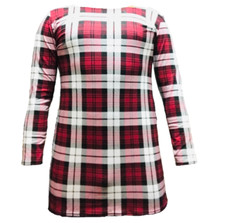 LADIES PLAIN TSHIRT WOMANS LONG SLEEVE SCOOP NECK T SHIRT TOP PLUS SIZE UK 8-26