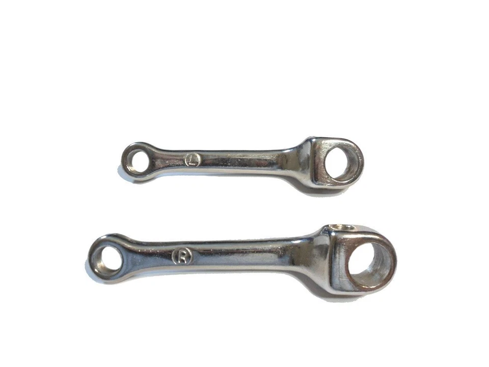 Kinetic TFR, Conjunto de Braço Pedal Magnum Chrome, 20mm - Imagem 2 de 3