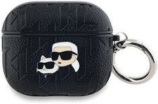 Karl Lagerfeld Monogram Karl  Choupette Head Case for AirPods3 Black-KLA3PGKCPK