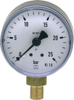 "Manometer 50 Mm Durch 1/8\" Unten 0-25 Bar 63995 Ohne GlyzerinfüLlung"