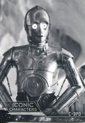 Star Wars ESB Black & White Iconic Characters Chase Card IC-6 C-3PO
