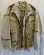 DCU Cold Weather Jacket Combat Coat 3 Color Golden USGI Desert Camo Men's M Long
