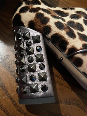 Dolce&Gabbana Leopard Print Calf Hair Ankle Boots/Booties