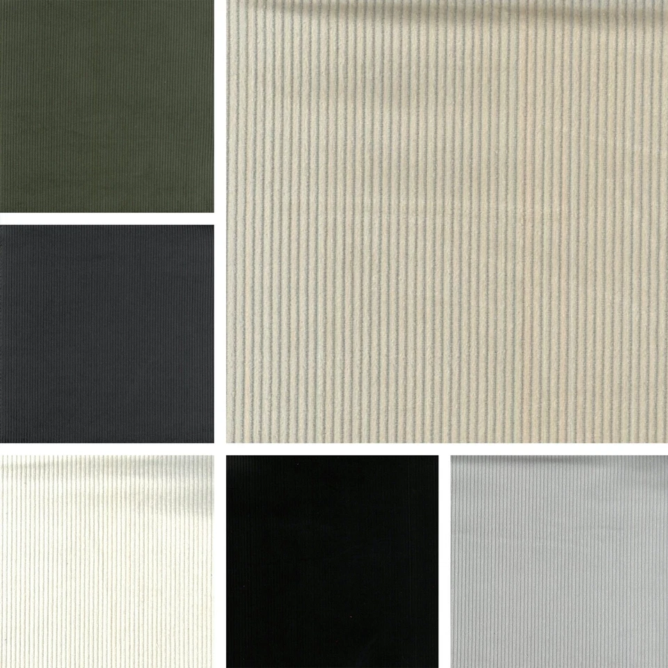 THE FABRIC GUYS 9 Wale Premium 100% Cotton Needle Cord Corduroy Fabric 60" Wide High Quality