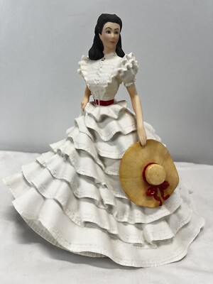 Franklin Mint Vivien Leigh Scarlett O'Hara Porcelain Figure