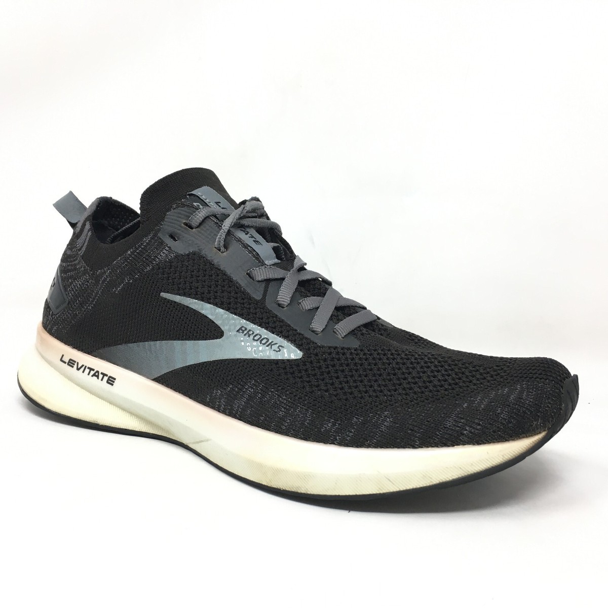 Brooks Levitate Running Shoes Sneakers Womens Size Black Gray Athletic