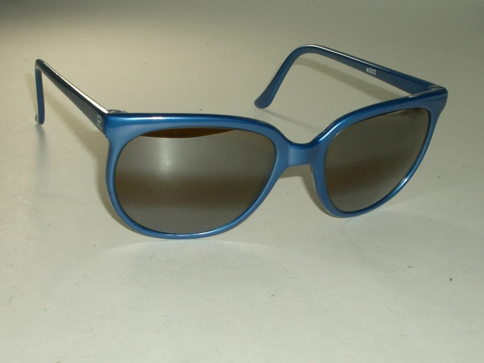 GAFAS DE SOL VUARNET Px 4002 DOBLE DEGRADADO ESPEJO ÁMBAR MARRÓN LENTES AZULES GATOS Foto 3 de 4