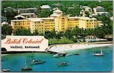 British Colonial Hotel Nassau Bahamas Postcard R178